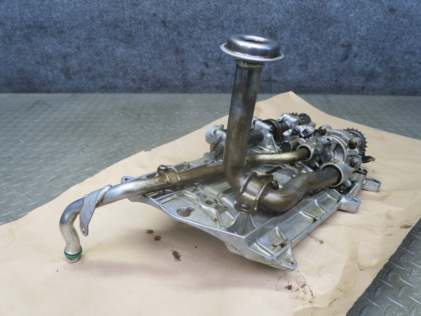 14-17 Range Rover Sport L494 3.0L Engine Oil Pump Windage Oil Baffle 45k Miles