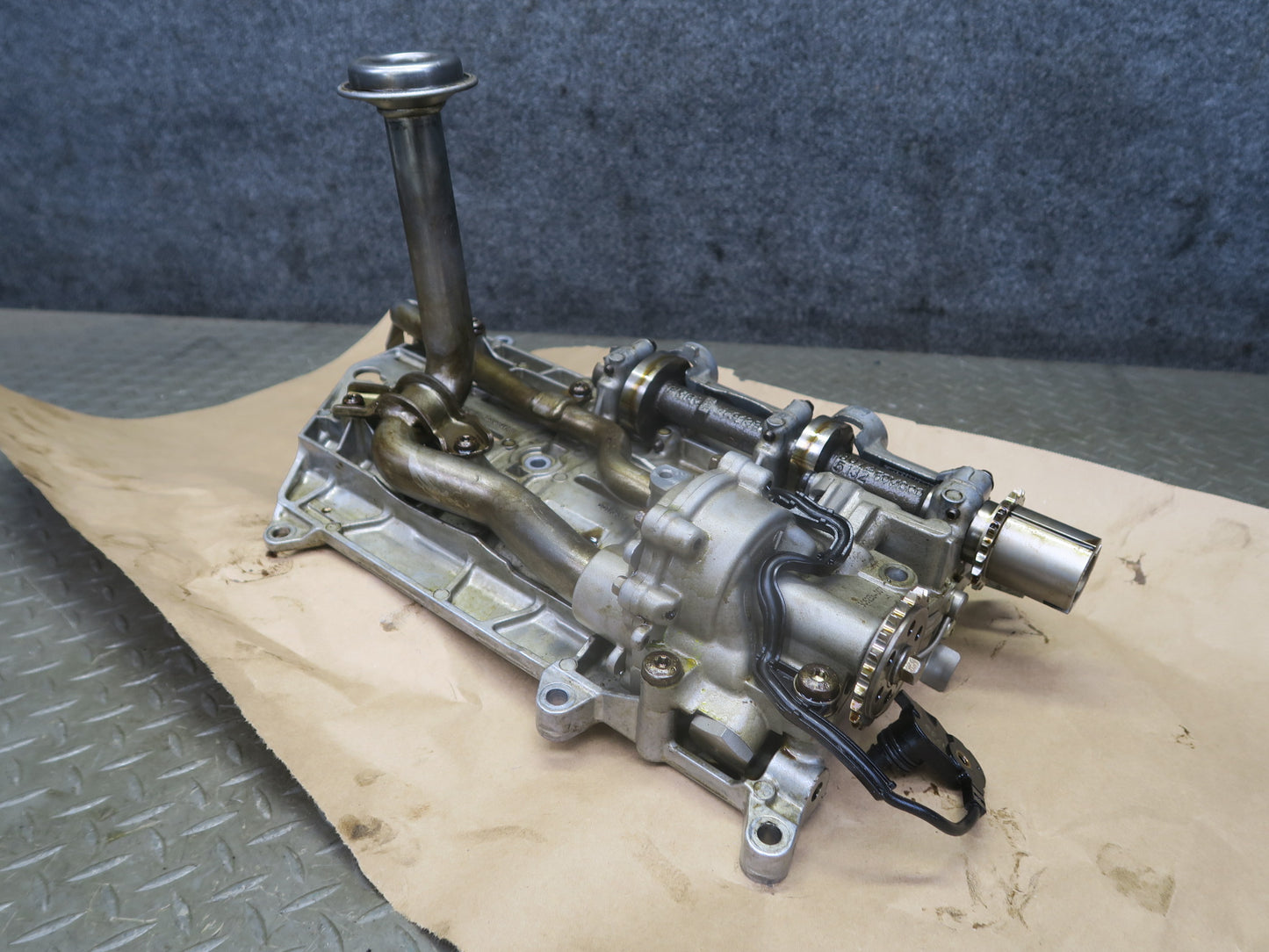 14-17 Range Rover Sport L494 3.0L Engine Oil Pump Windage Oil Baffle 45k Miles