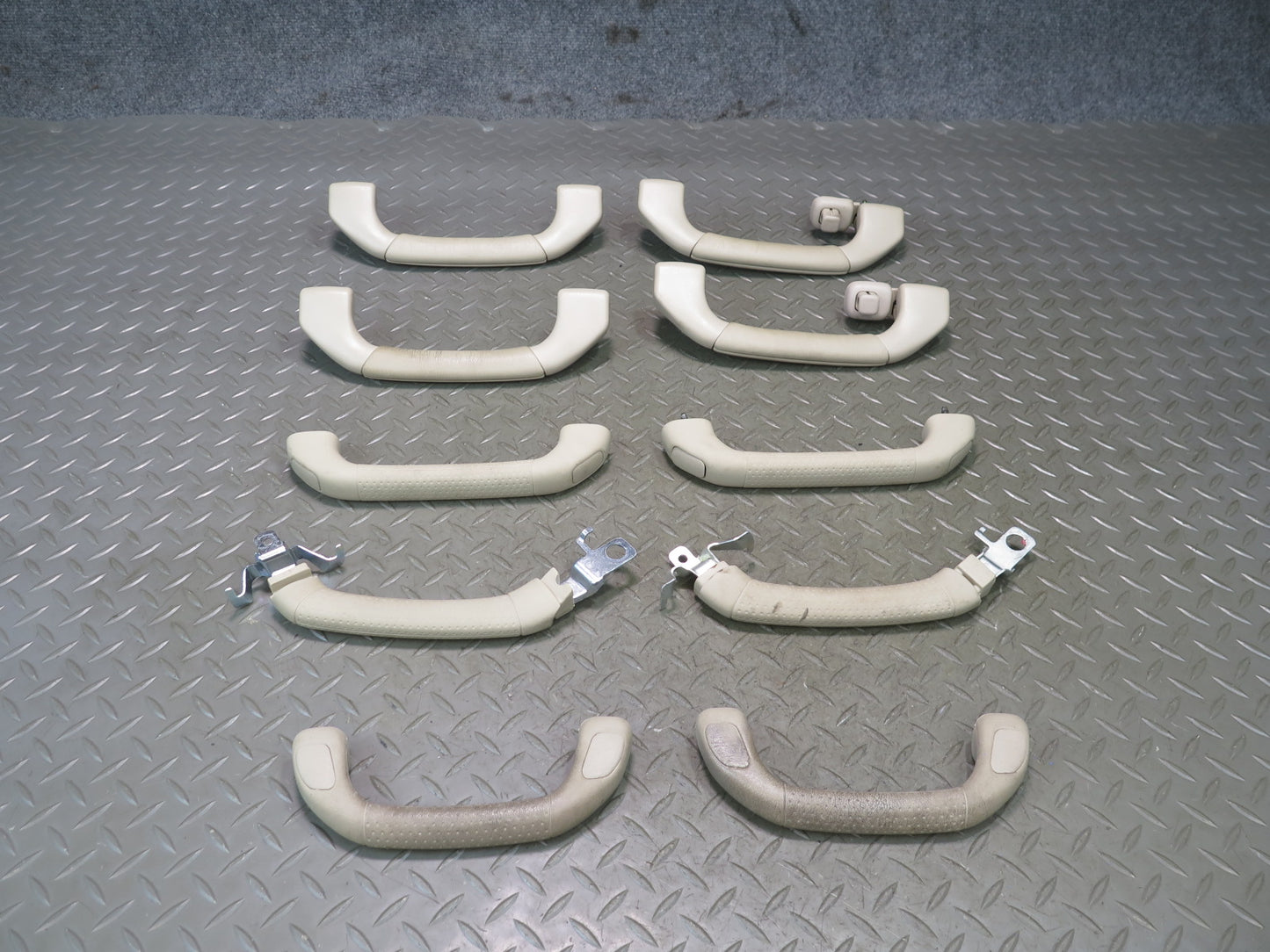 1998-2007 Lexus UZJ100L LX470 Interior Overhead Grab Handle Hook Set of 10