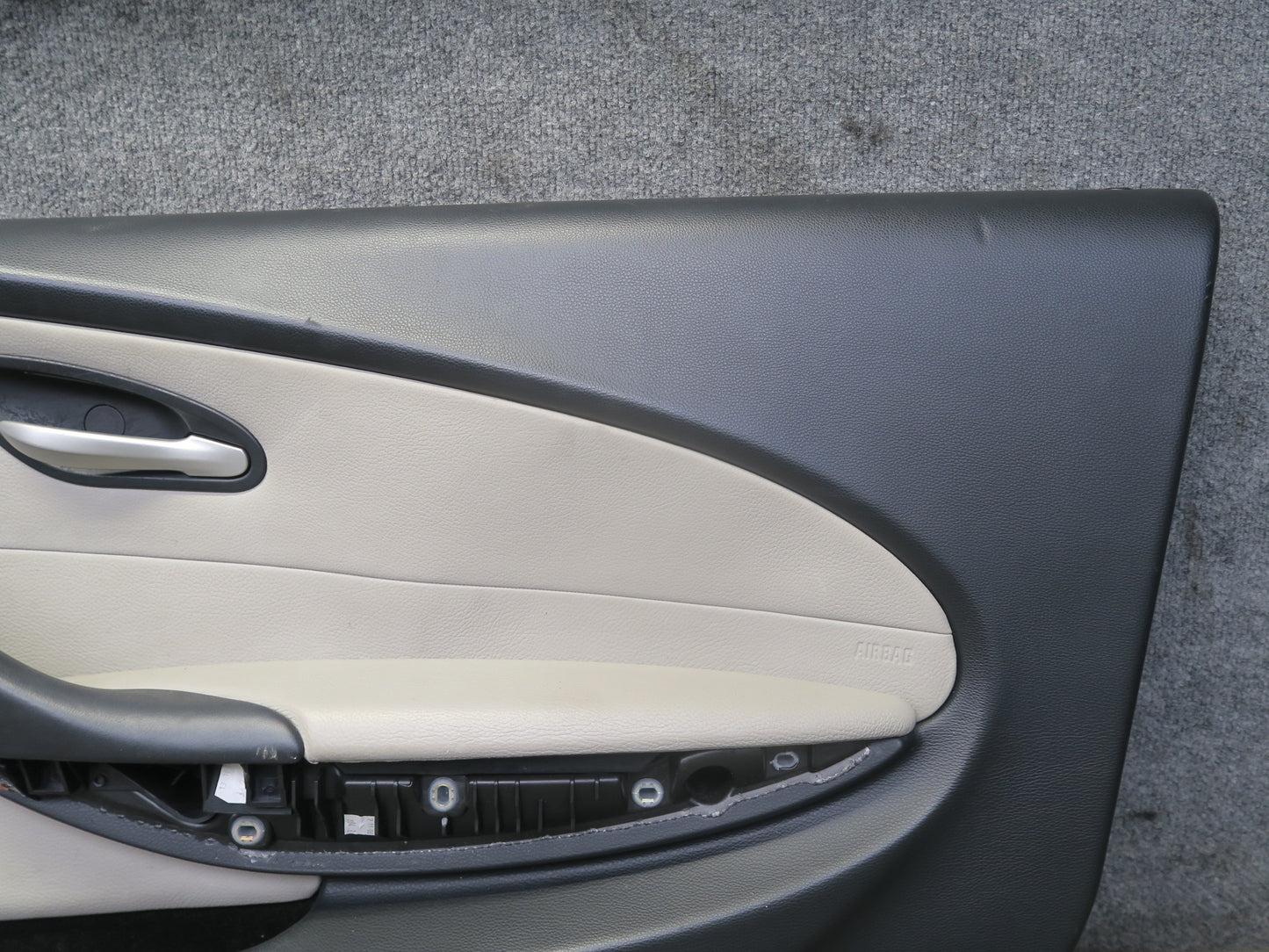 2006-2007 BMW E63 E64 M6 Left & Right Door Interior Trim Cover Panel Set of 2