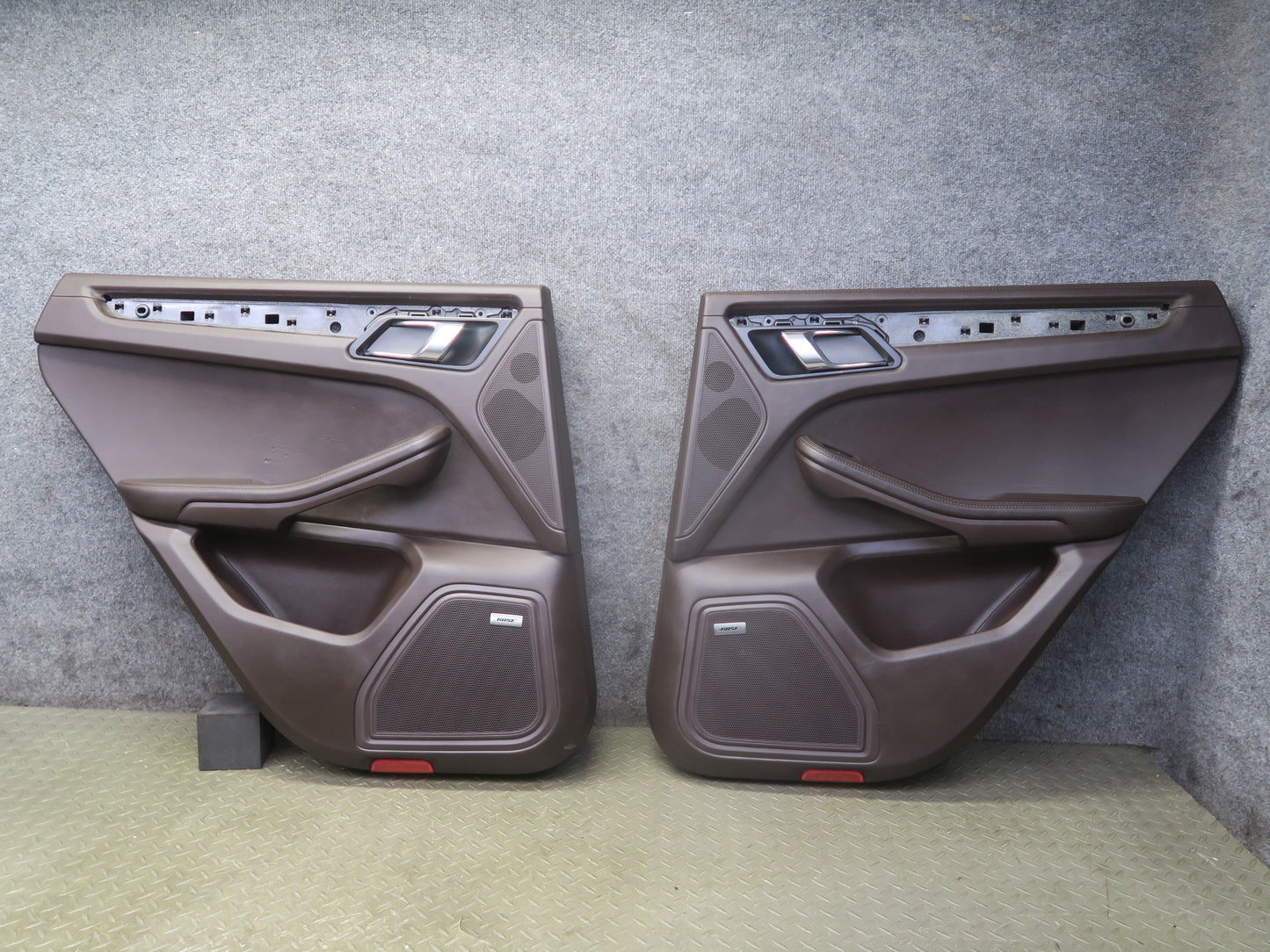 2015-2018 Porsche Macan Rear Left & Right Door Trim Cover Panel Set of 2