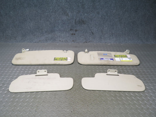 2003-2007 Lexus UZJ100L LX470 Primary & Secondary Front Sun Visor Set of 4