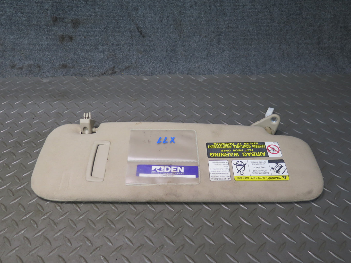 2003-2007 Lexus UZJ100L LX470 Primary & Secondary Front Sun Visor Set of 4