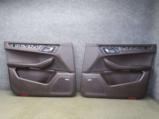 2015-2018 Porsche Macan Front Left & Right Door Trim Cover Panel Set of 2
