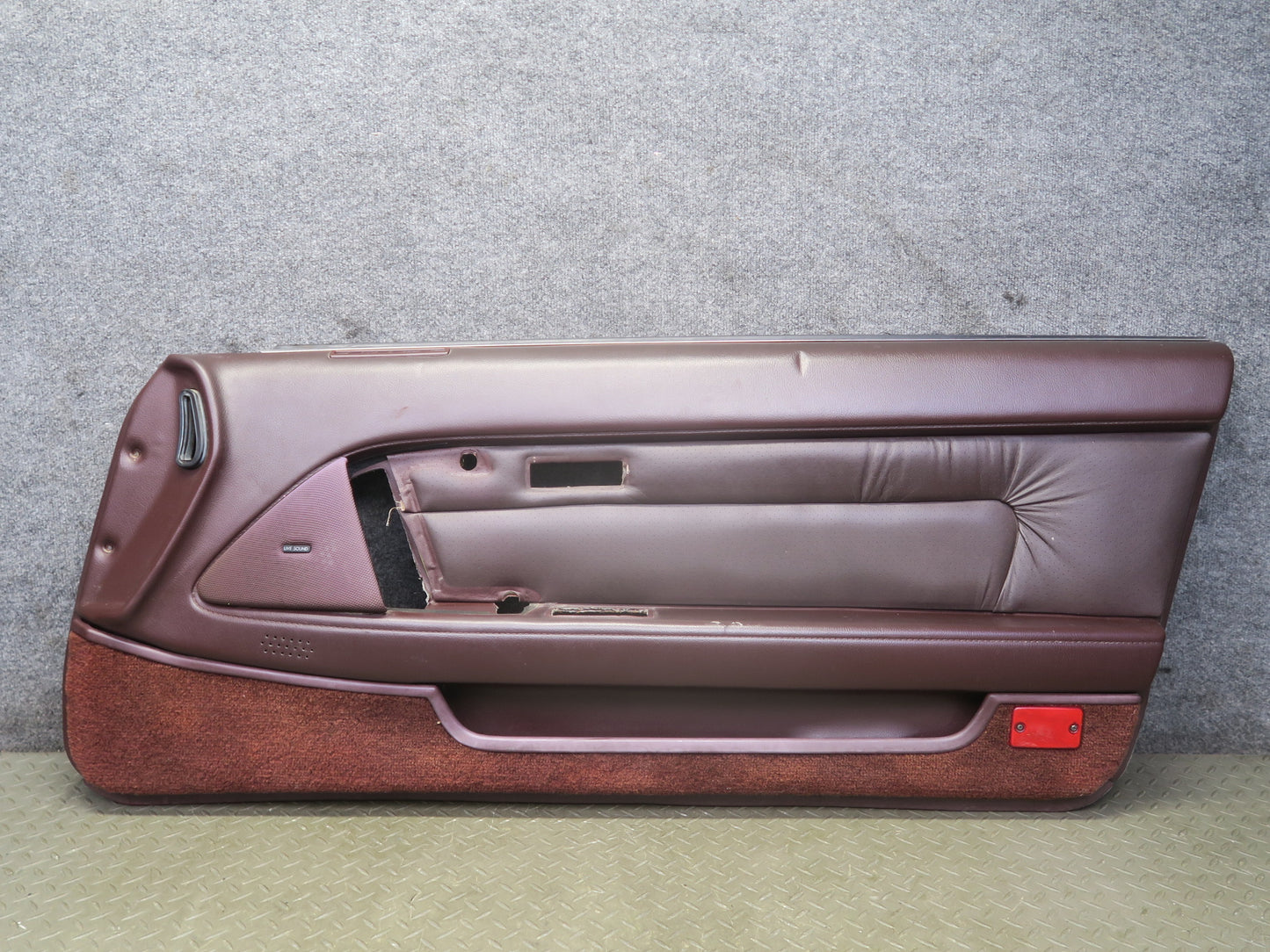 86-90 Toyota Supra MA70L Right Door Interior Trim Cover Panel Maroon OEM