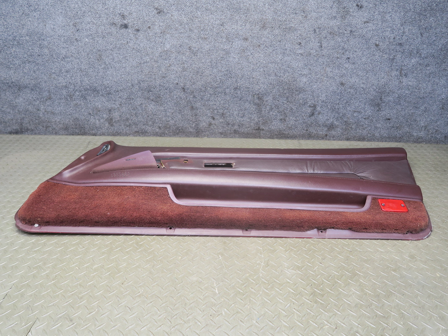 86-90 Toyota Supra MA70L Right Door Interior Trim Cover Panel Maroon OEM