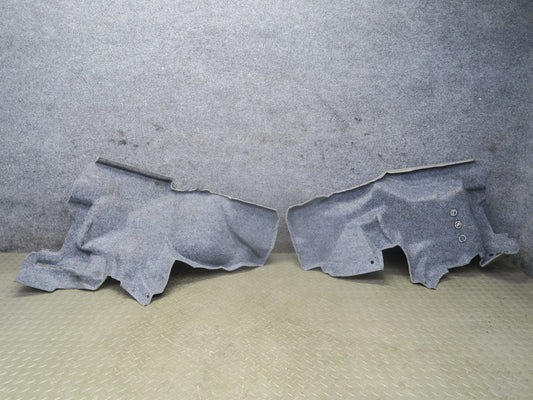 96-99 BMW E36 328iC Convertible Set of 2 Rear Trunk Carpet Liner Trim Panel OEM