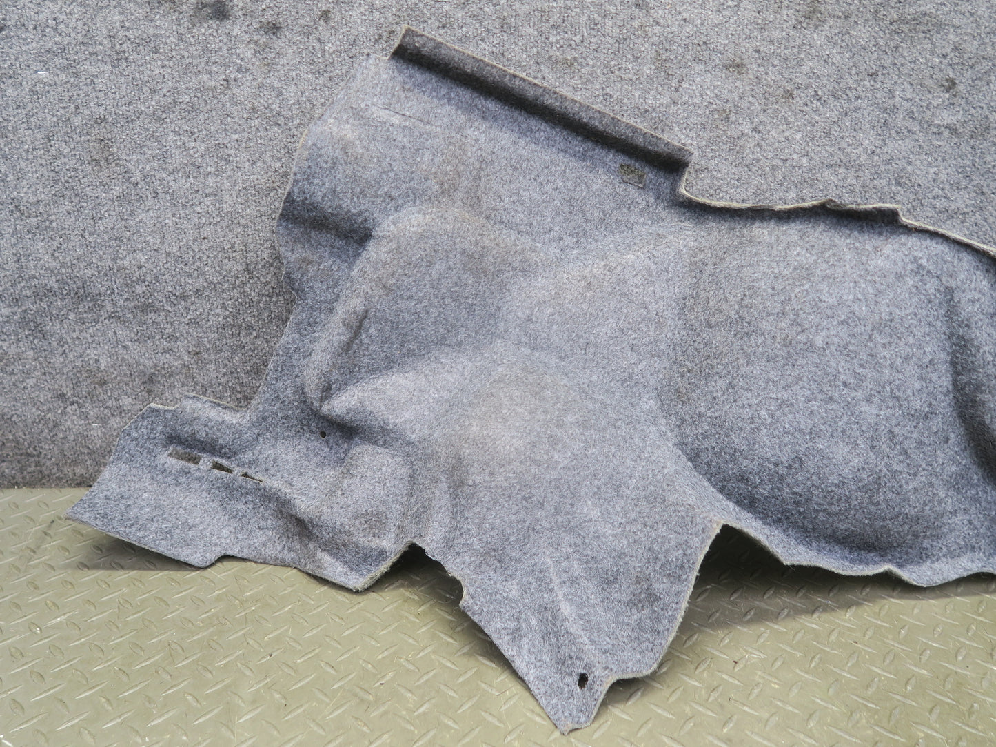 96-99 BMW E36 328iC Convertible Set of 2 Rear Trunk Carpet Liner Trim Panel OEM