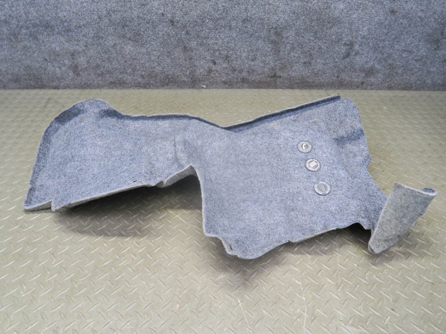 96-99 BMW E36 328iC Convertible Set of 2 Rear Trunk Carpet Liner Trim Panel OEM