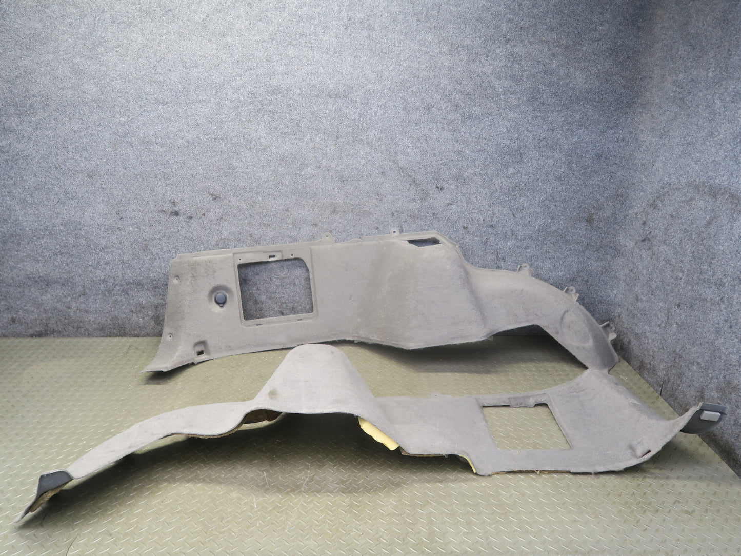 96-98 Nissan Stagea WGC34 Set of 2 Rear Trunk Left & Right Trim Panel Gray OEM