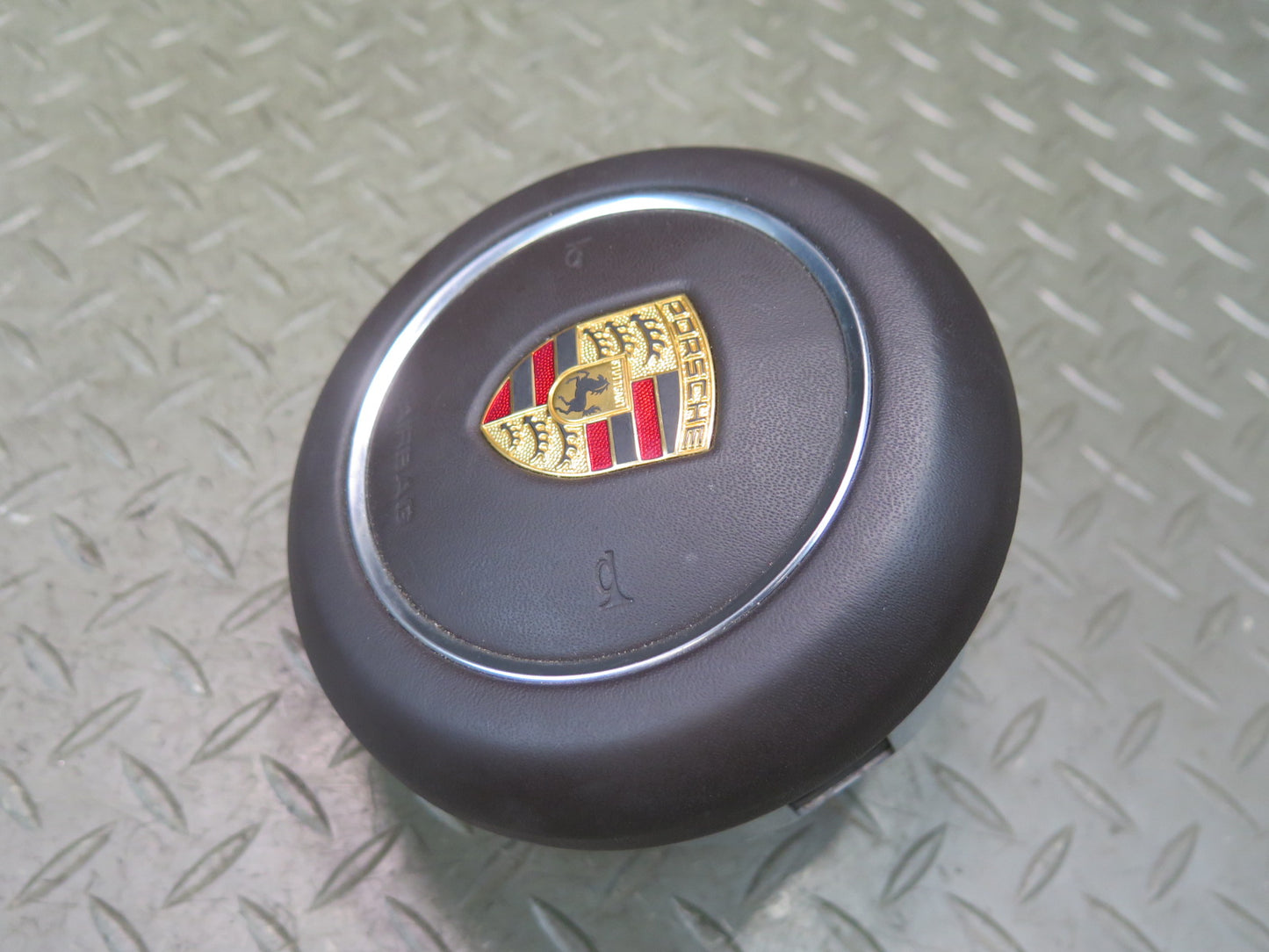 15-18 PORSCHE MACAN TURBO FRONT LEFT DRIVER SIDE STEERING WHEEL SRS AIRBAG OEM