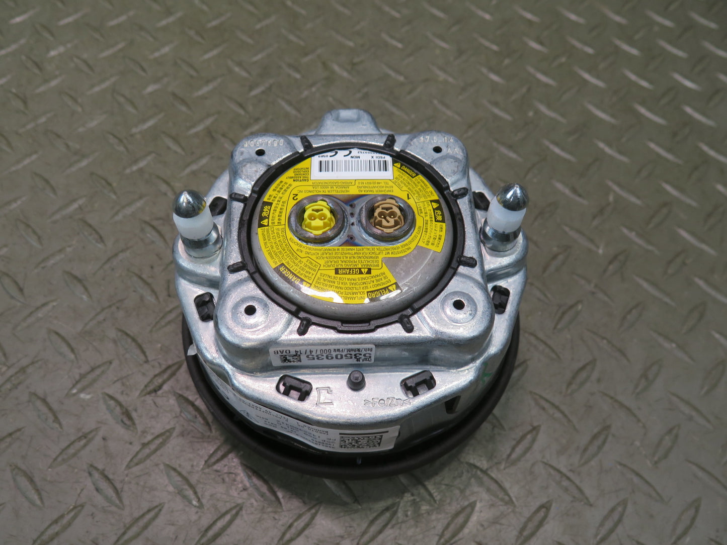 15-18 PORSCHE MACAN TURBO FRONT LEFT DRIVER SIDE STEERING WHEEL SRS AIRBAG OEM