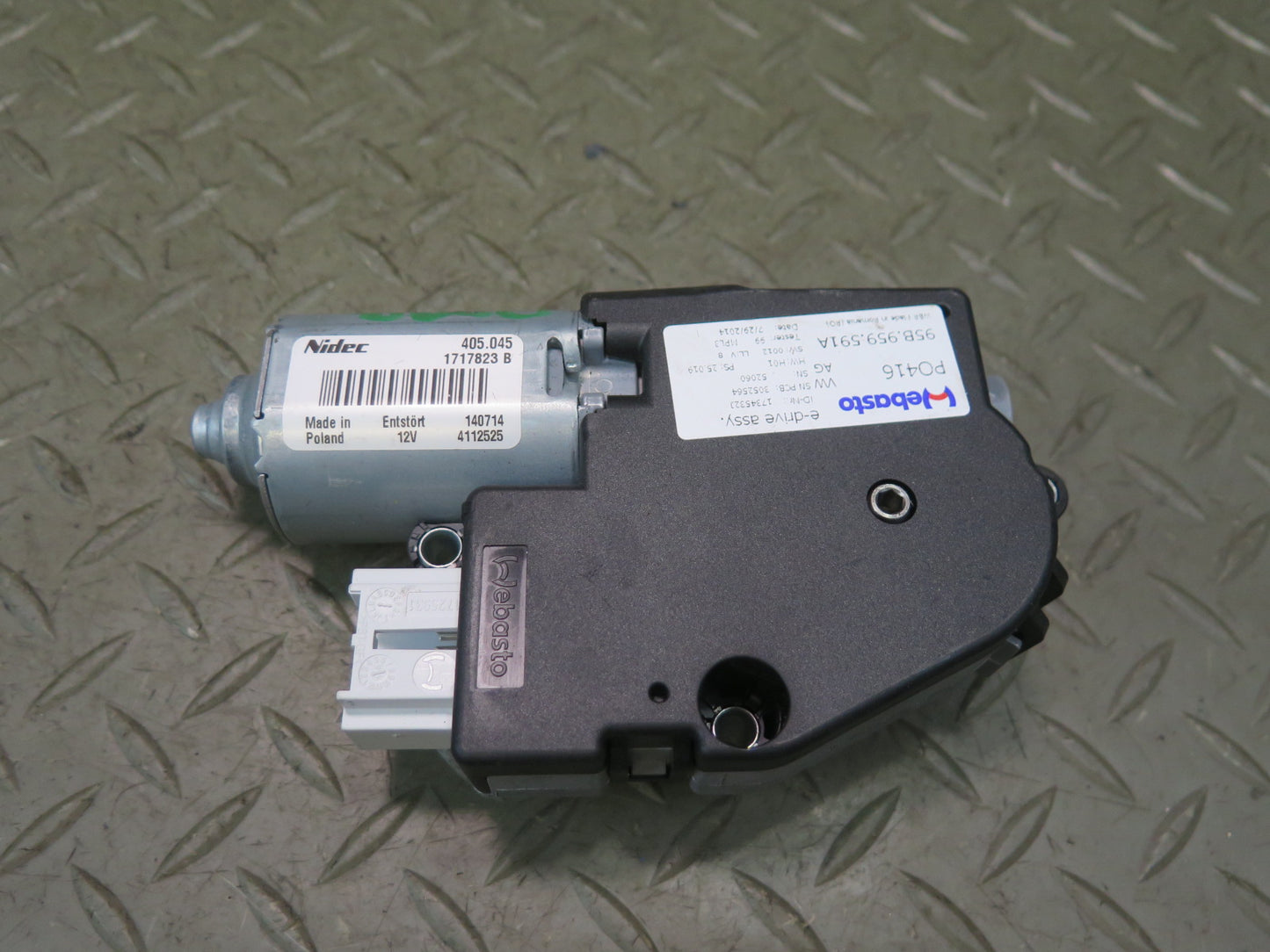 2015-2025 Porsche Macan Upper Sunroof Motor Drive Unit 95B959591A
