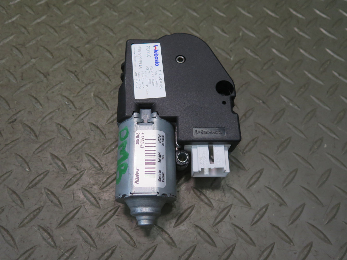 2015-2025 Porsche Macan Upper Sunroof Motor Drive Unit 95B959591A