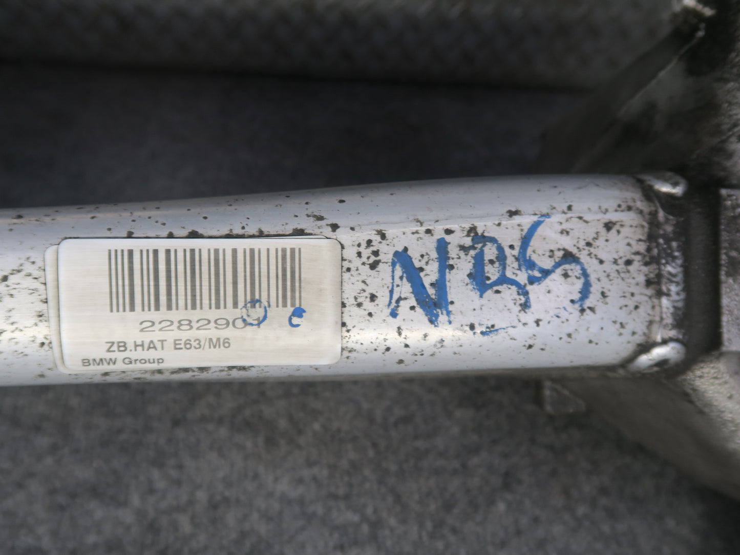 2006-2010 BMW E63  E64 M6 Rear Subframe Crossmember Cradle Axle Carrier