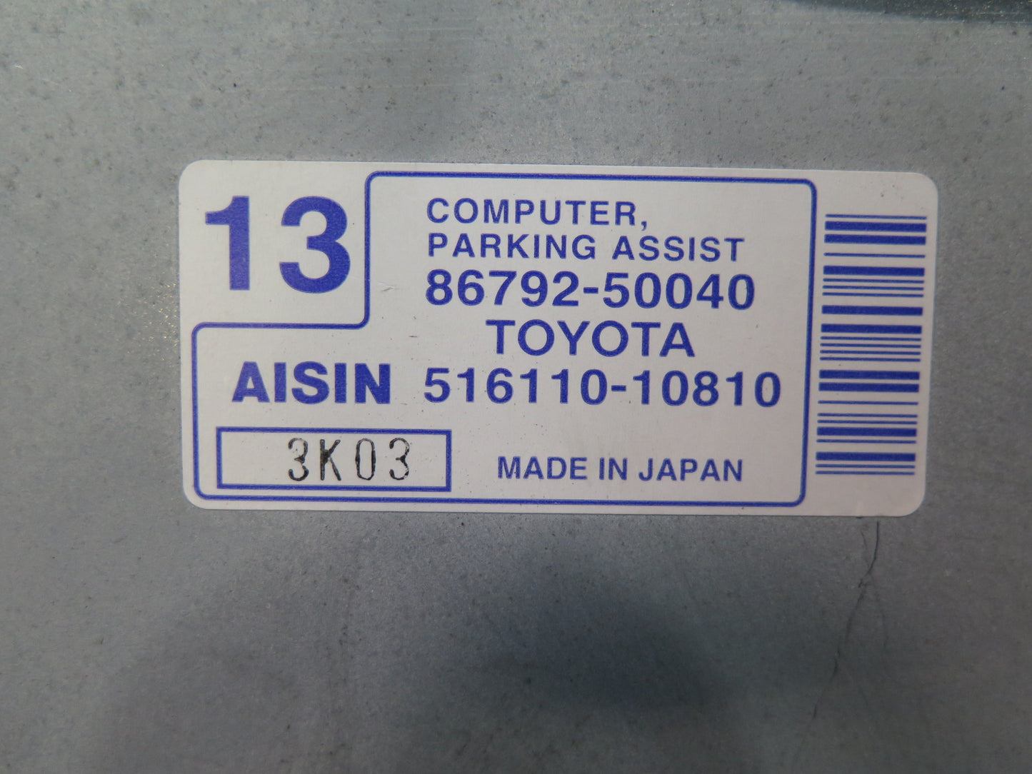 04-06 Lexus UCF30L LS430 Parking Assist Control Module 86792-50040 OEM