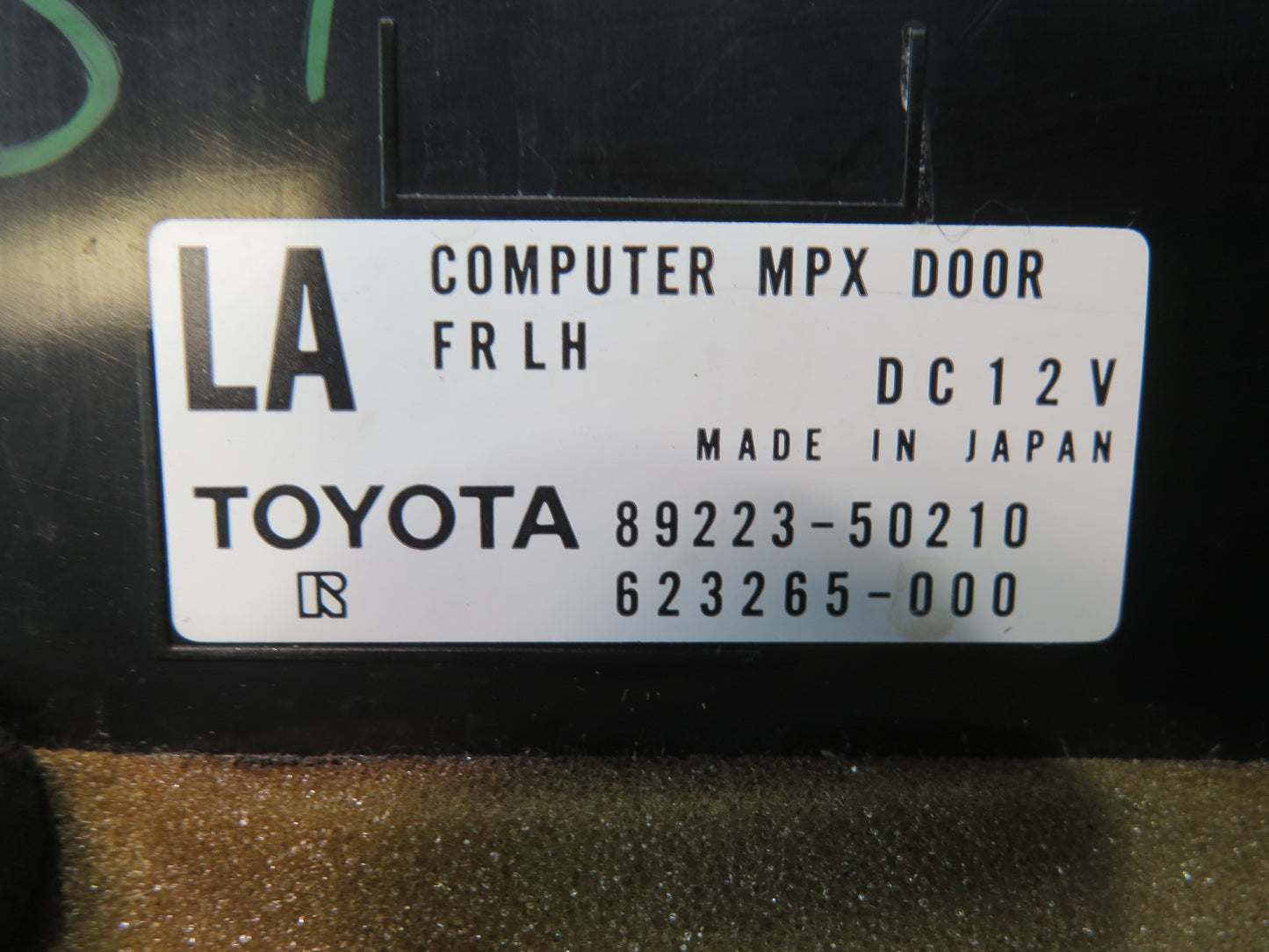 04-06 Lexus LS430 UCF30L Front Left Door Multiplex Control Module OEM
