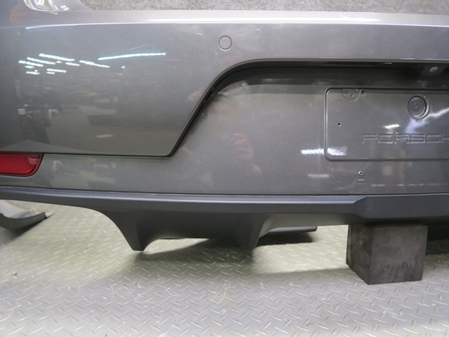 2015-2018 Porsche Macan Rear Bumper Cover Panel W/ PDC Sensors & Camera