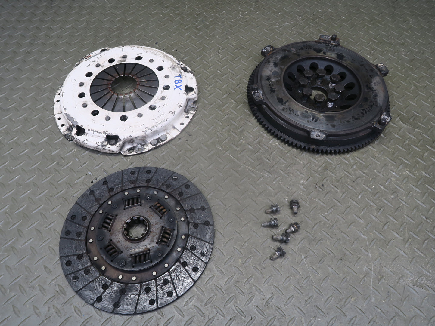 01-06 BMW E46 M3 M/T Dual Mass Clutch Flywheel Pressure Plate Pedal Cylinder Set