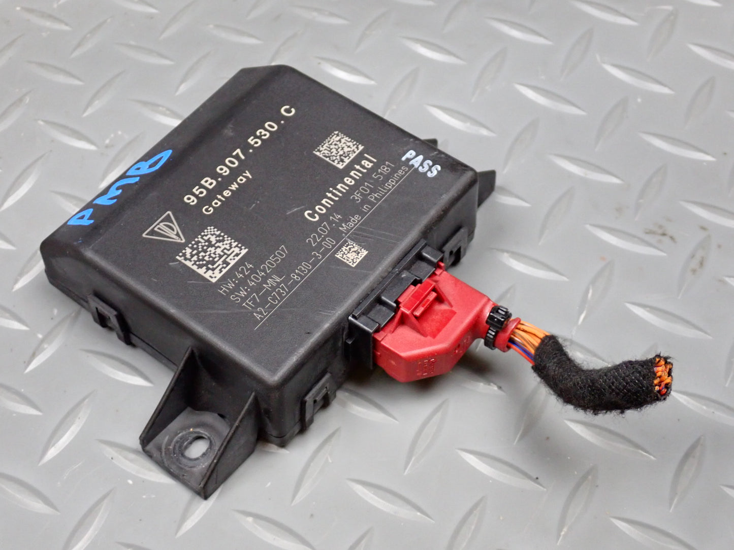 15-18 Porsche Macan 3.6 Turbo Ctla Engine ECU DME Body BCM BCU Ignition Lock Set