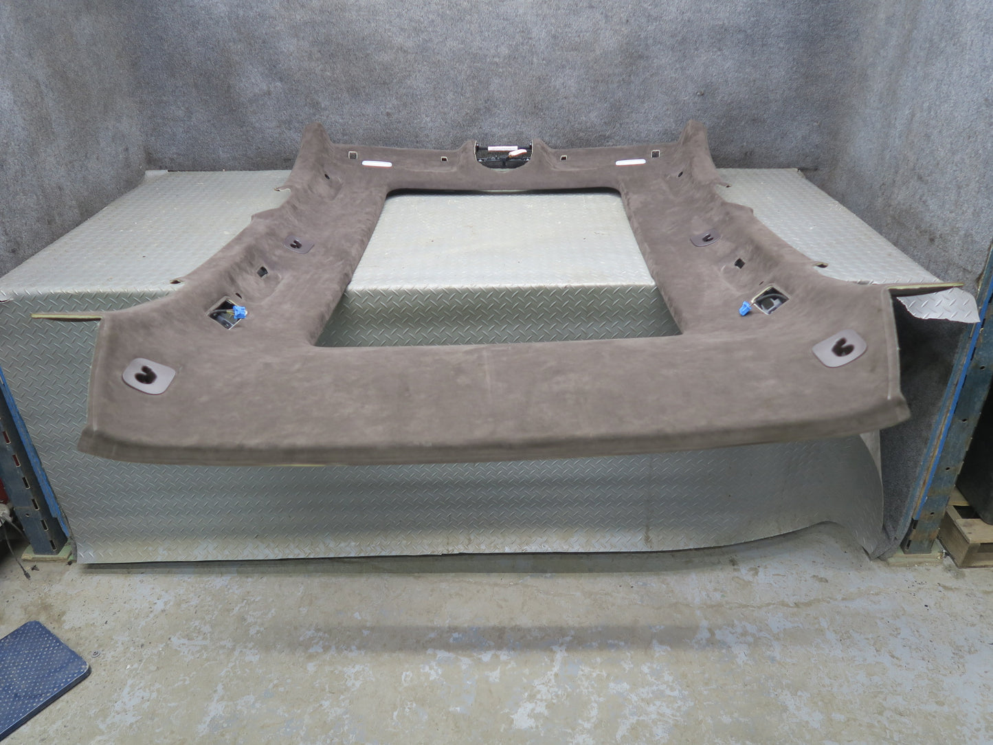 2015-2018 Porsche Macan Upper Overhead Panoramic Roof Headliner Panel Alcantara