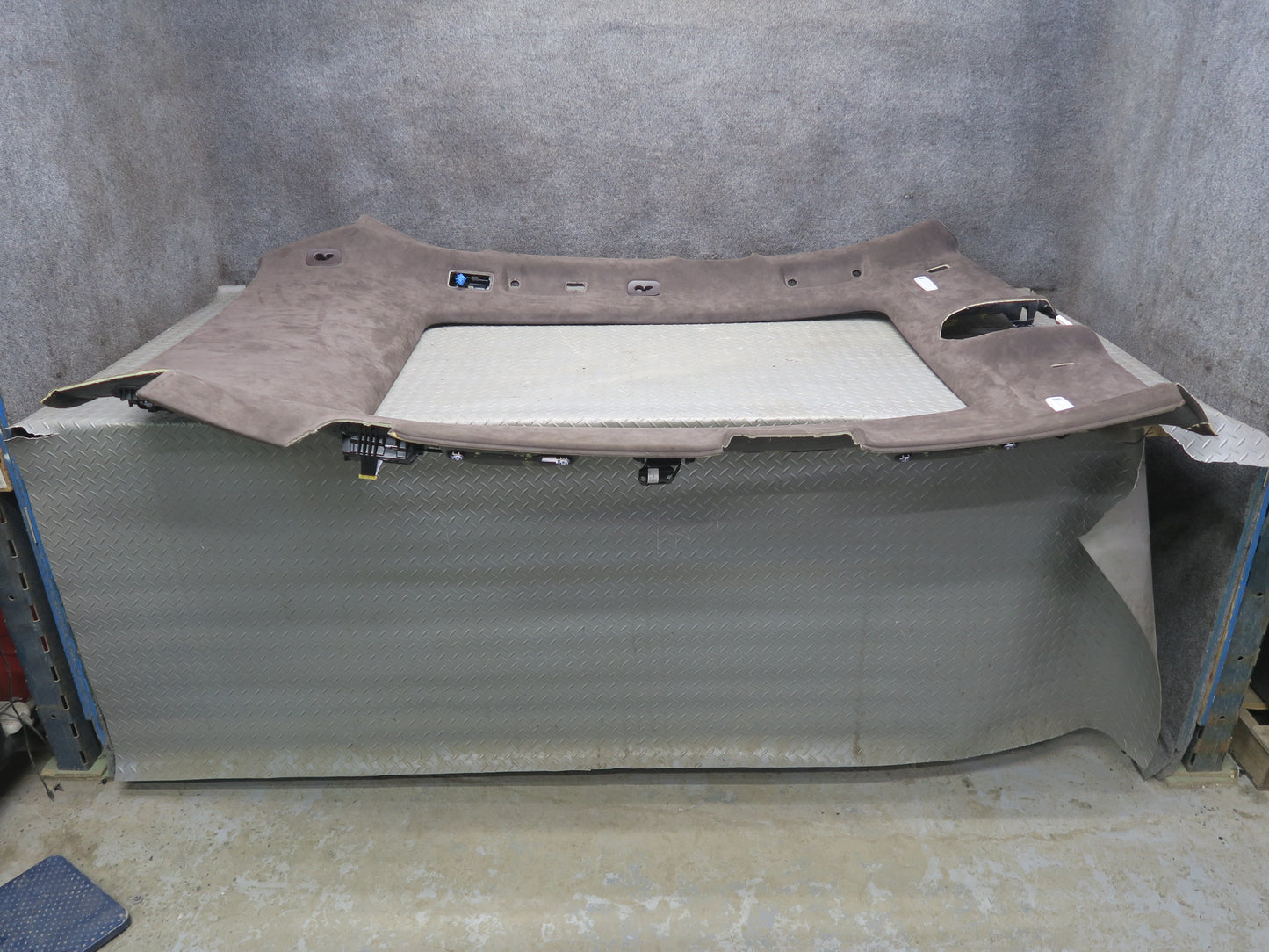 2015-2018 Porsche Macan Upper Overhead Panoramic Roof Headliner Panel Alcantara