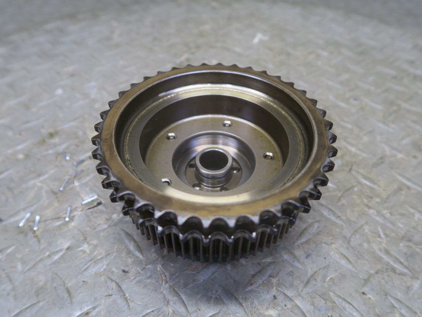 08-13 BMW E90 E92 E93 M3 S65 Engine Left Outlet Inlet Timing Gear Sprocket Set