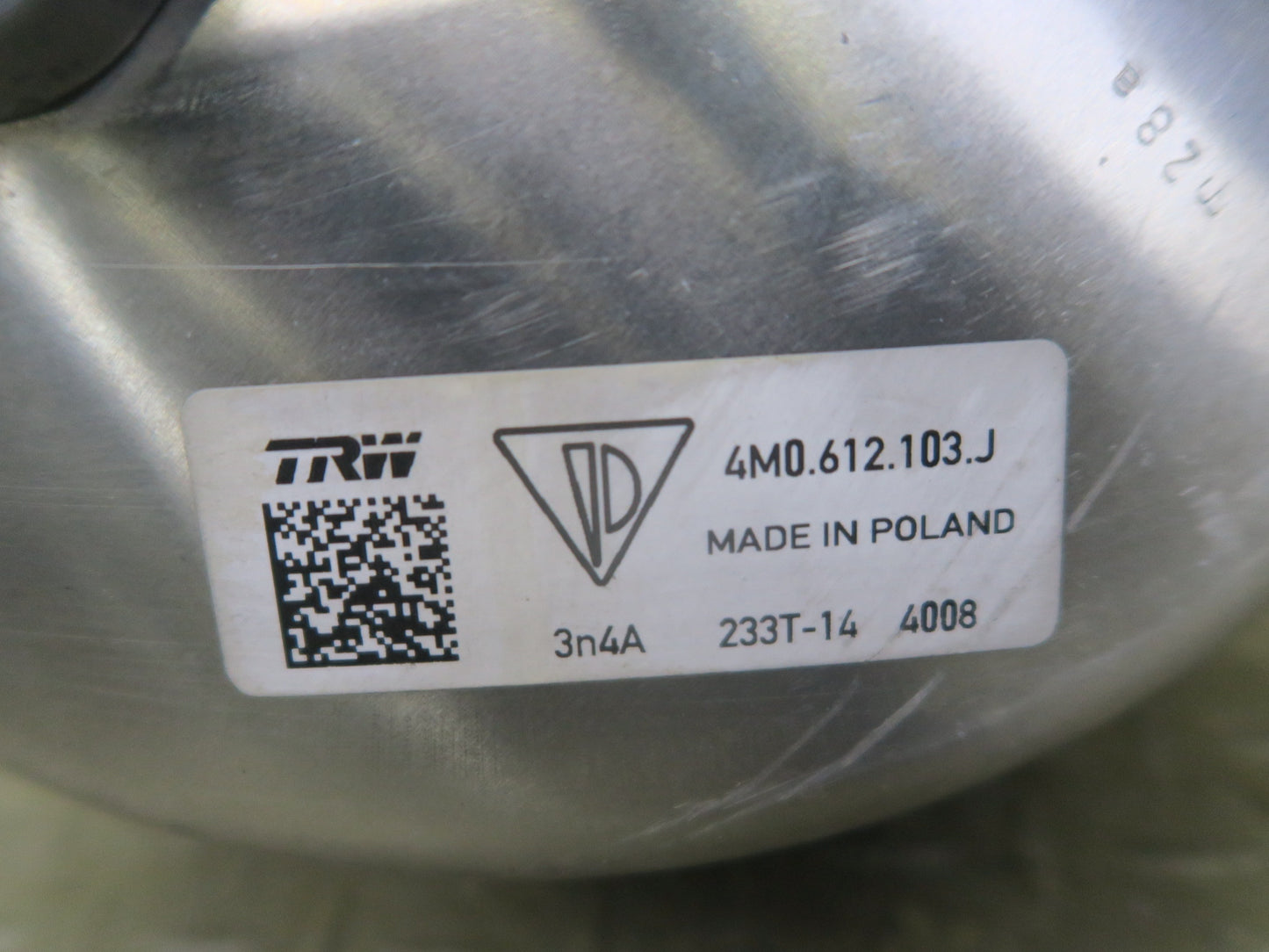 2015-2018 Porsche Macan Brake Master Cylinder Booster Fluid Reservoir
