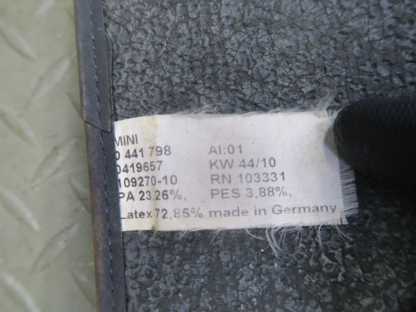 09-15 Mini Cooper R57 Convertible Set of 2 Front Carpet Floor MAT Black OEM
