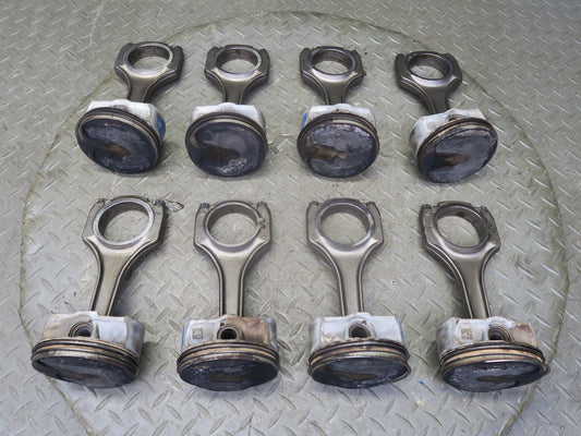 2008-2013 BMW E90 E92 E93 M3 S65 Engine Piston Connecting Rod Set of 8