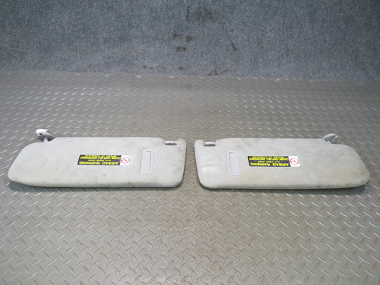 01-06 Lexus LS430 UCF30L Set of 2 Front Left & Right Sun Visor Ash OEM
