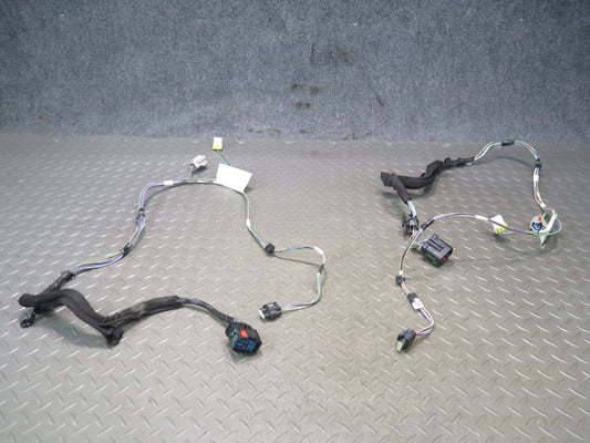07-10 Jeep Wrangler JK Set of 2 Front Left & Right Door Wire Wiring Harness OEM