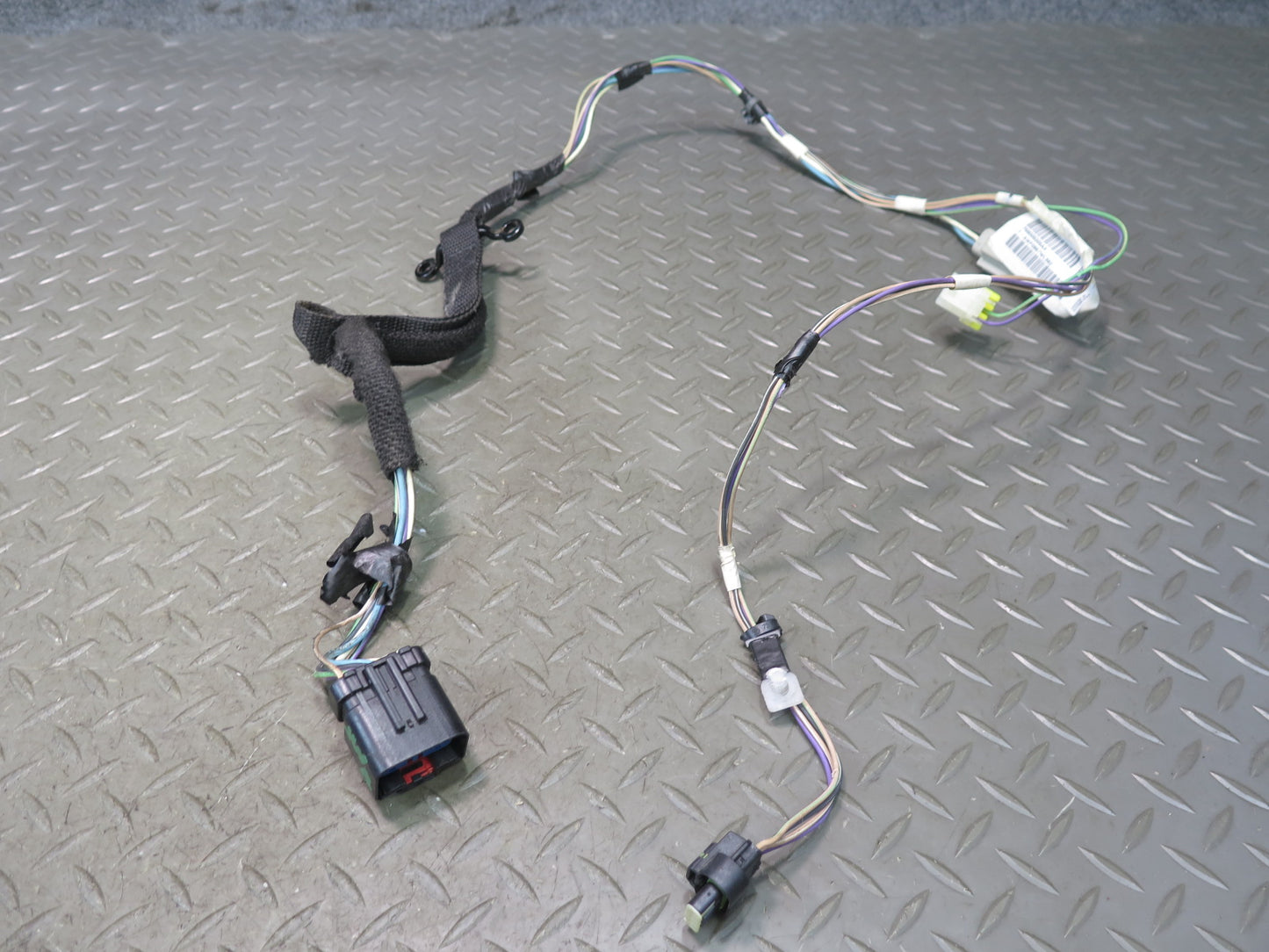 07-10 Jeep Wrangler JK Set of 2 Front Left & Right Door Wire Wiring Harness OEM