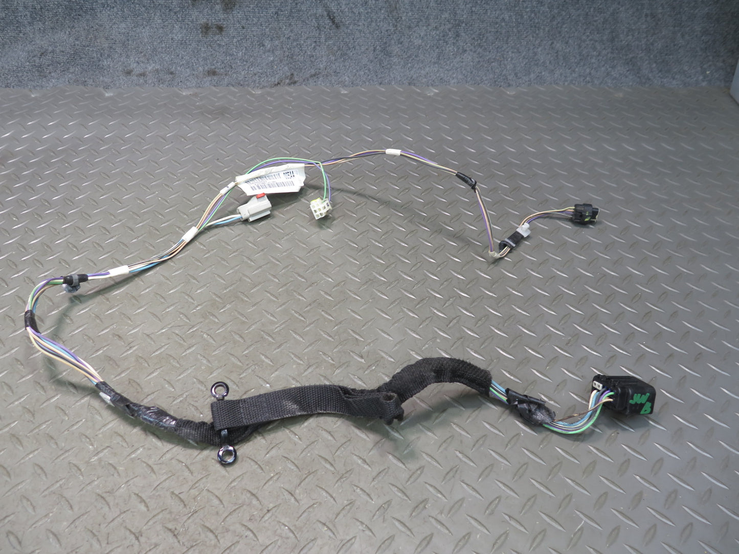 07-10 Jeep Wrangler JK Set of 2 Front Left & Right Door Wire Wiring Harness OEM