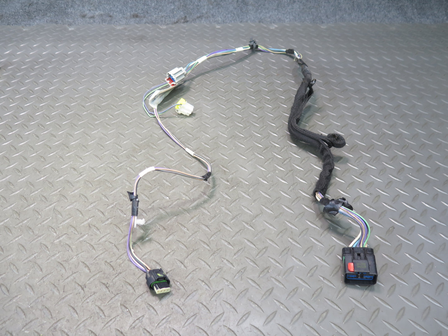 07-10 Jeep Wrangler JK Set of 2 Front Left & Right Door Wire Wiring Harness OEM