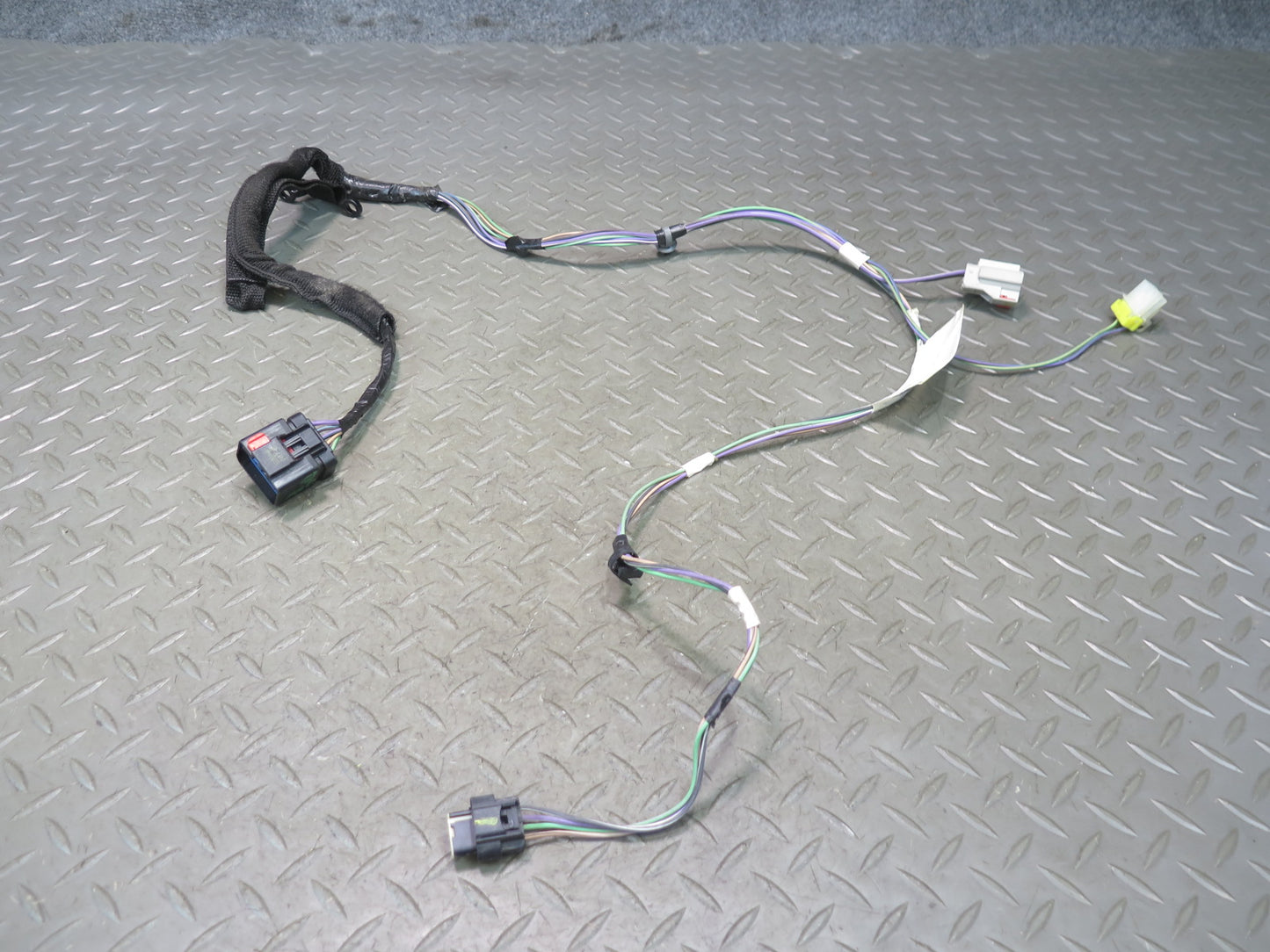 07-10 Jeep Wrangler JK Set of 2 Front Left & Right Door Wire Wiring Harness OEM
