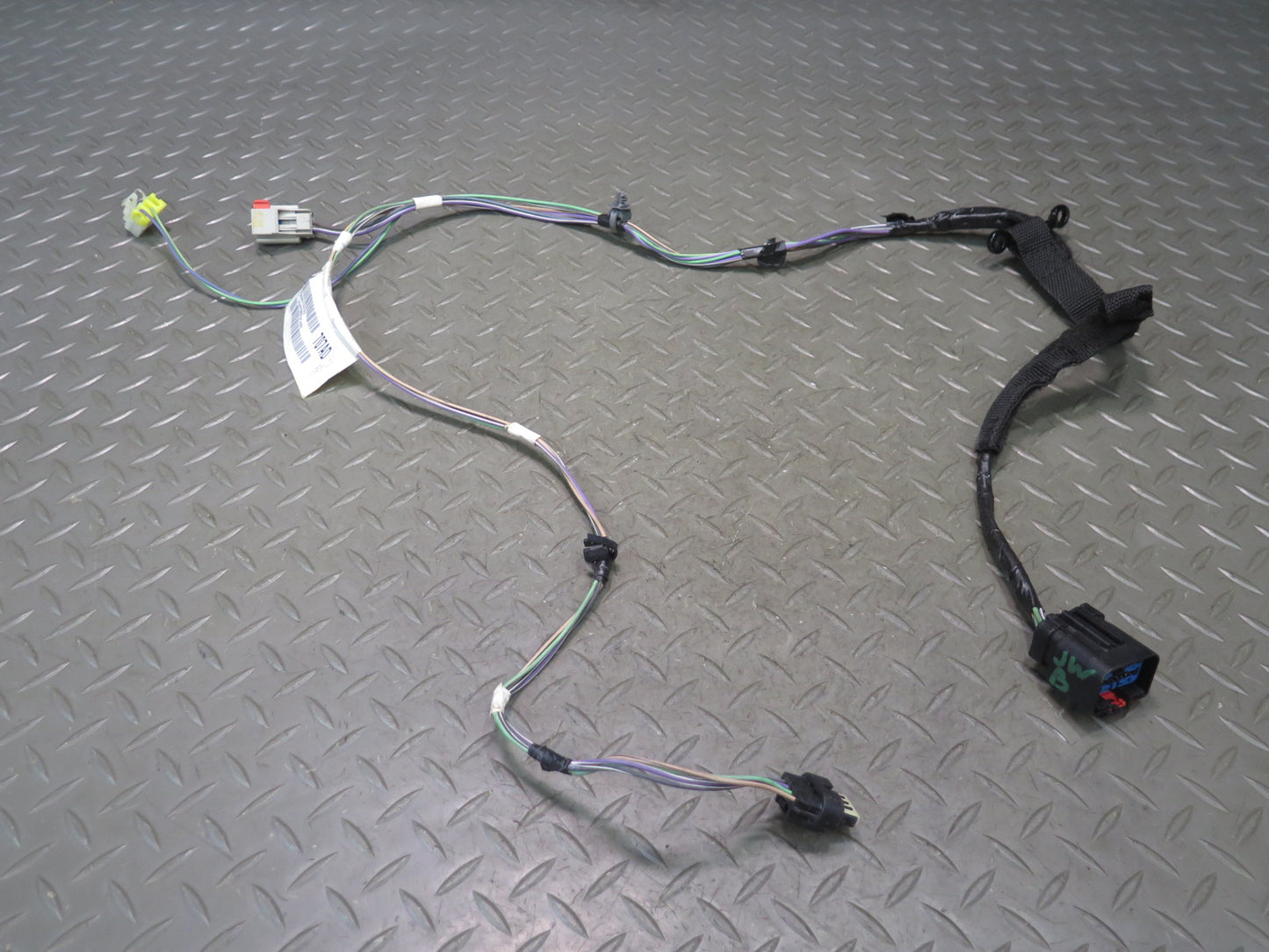 07-10 Jeep Wrangler JK Set of 2 Front Left & Right Door Wire Wiring Harness OEM