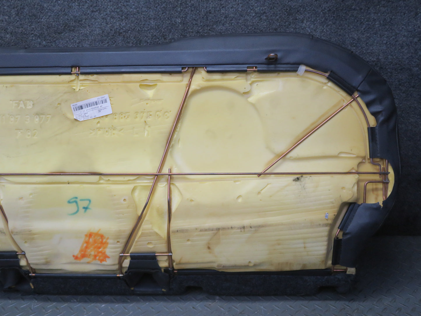 2008 VW Golf MK5 R32 2-DOOR Rear Sport Lower Seat Cushion Anthracite OEM