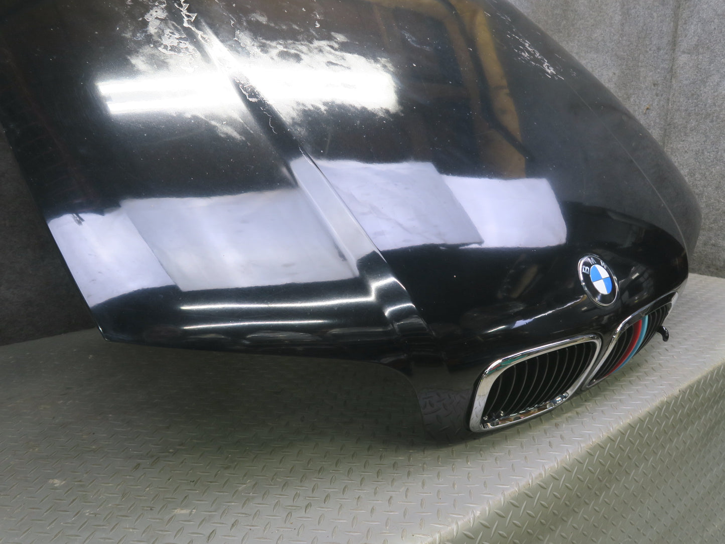 01-03 BMW E46 330ci Coupe Convertible Front Hood Bonnet Shell Panel Black OEM