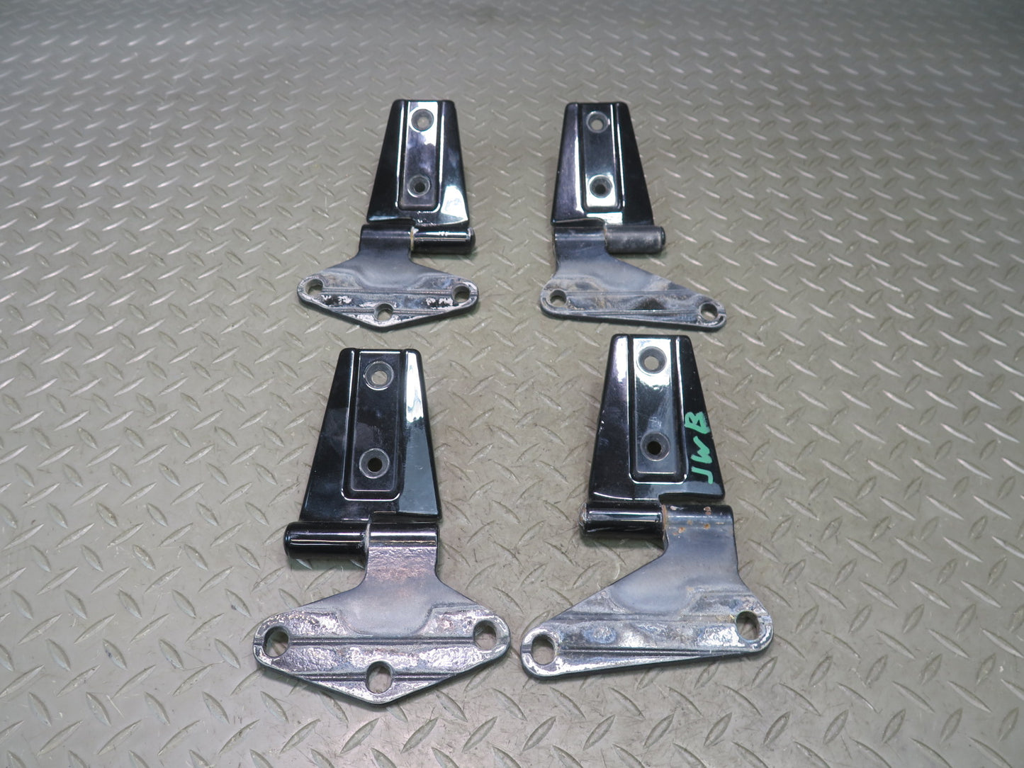 07-17 Jeep Wrangler JK 2-DOOR Set of 4 Left & Right Upper & Lower Door Hinge OEM