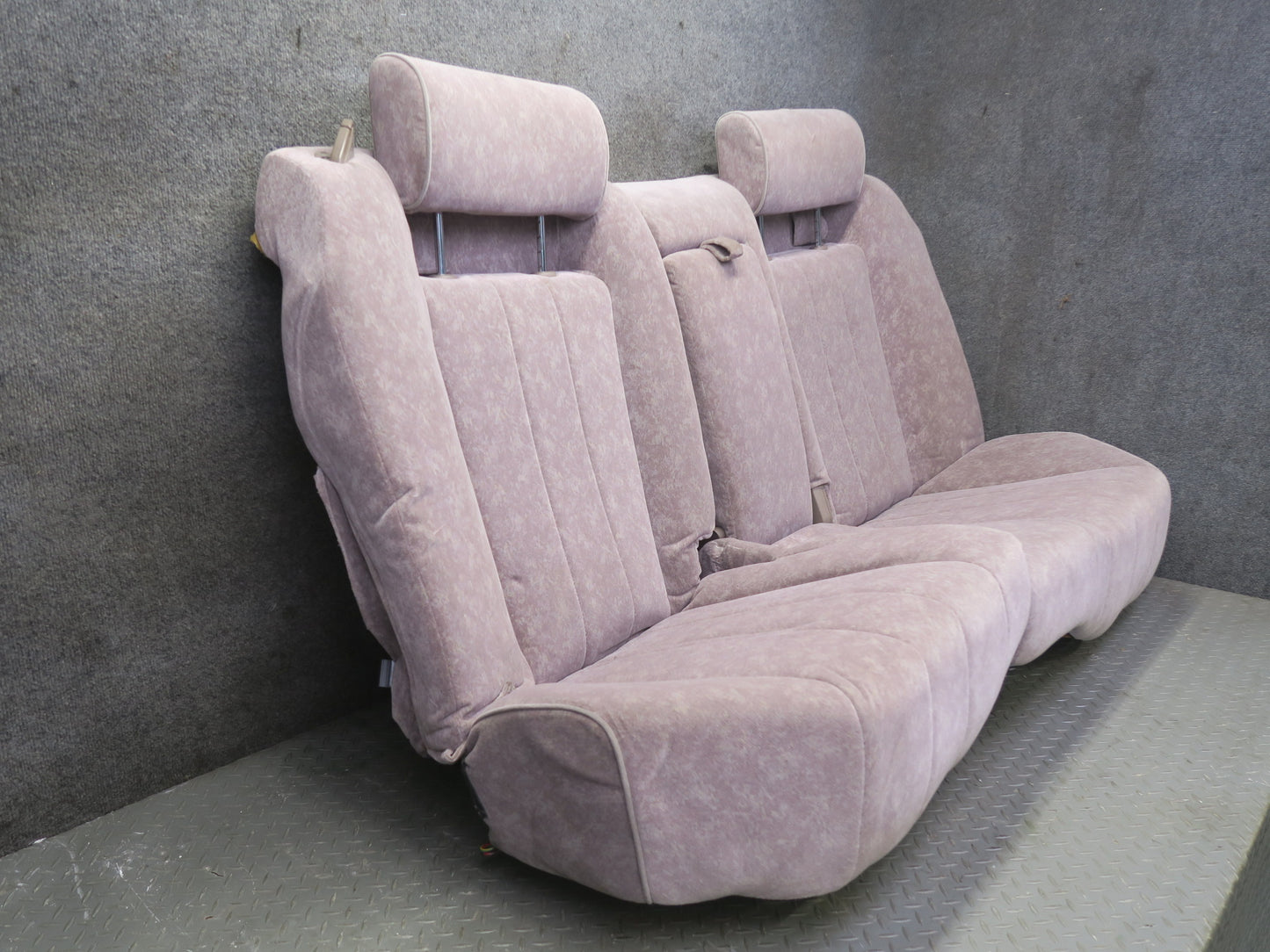 95-97 Nissan Gloria HY33 Front & Rear Power Velours Seat w Trim Set RED Tone OEM
