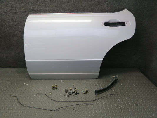 95-97 Nissan Gloria HY33 Rear Left Door Shell Panel White w Guides & Bolts OEM