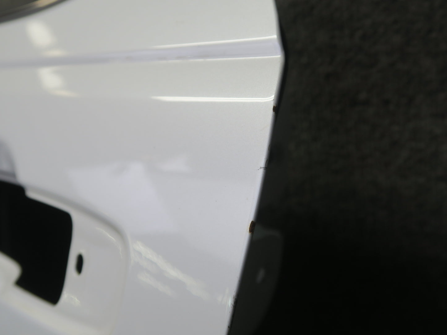 95-97 Nissan Gloria HY33 Rear Left Door Shell Panel White w Guides & Bolts OEM