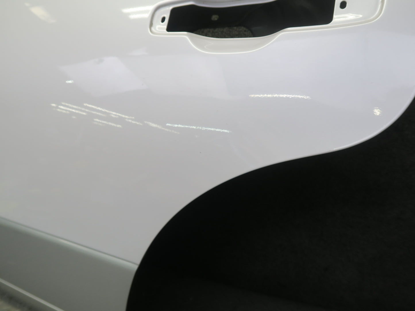 95-97 Nissan Gloria HY33 Rear Left Door Shell Panel White w Guides & Bolts OEM