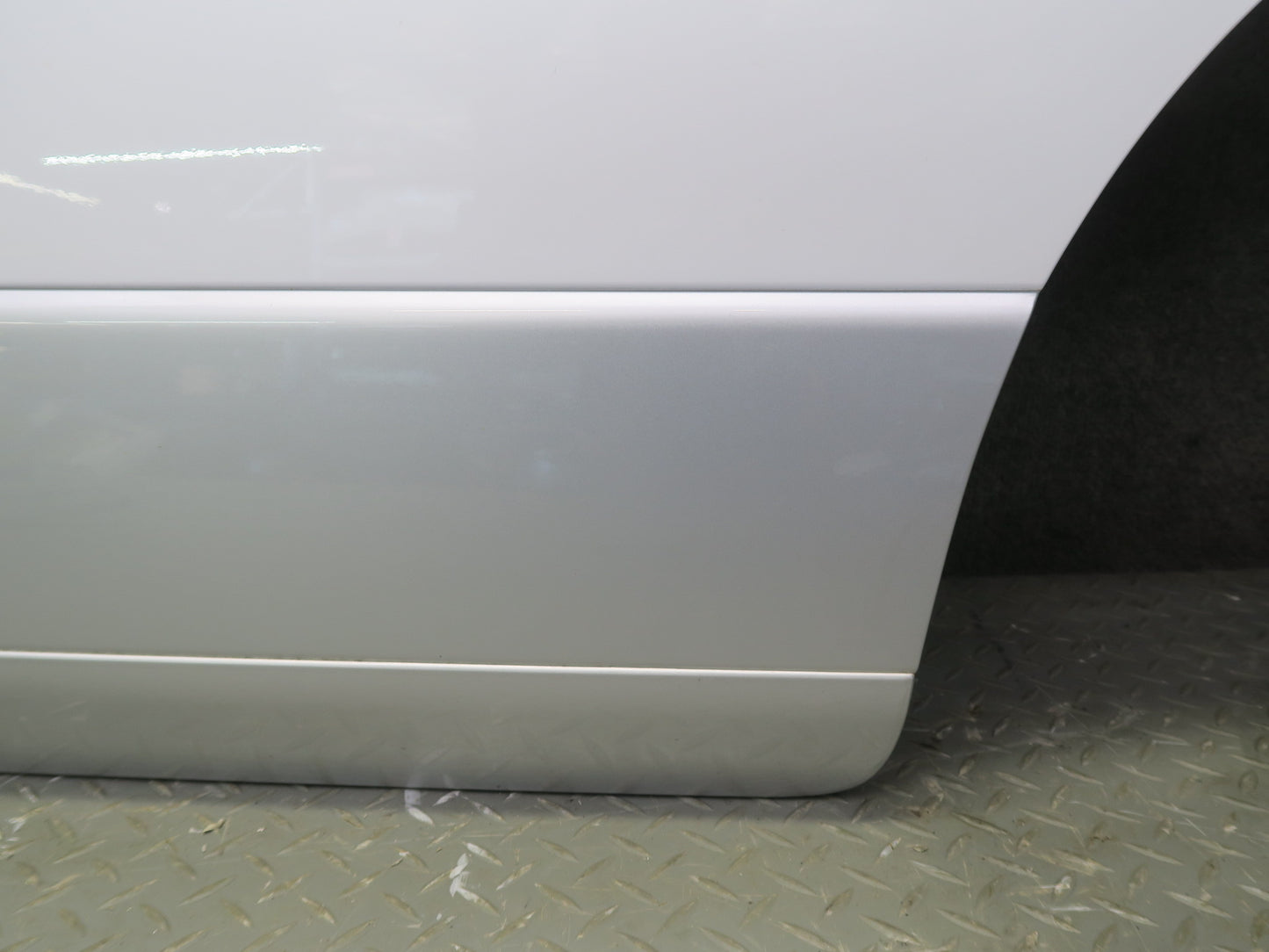 95-97 Nissan Gloria HY33 Rear Left Door Shell Panel White w Guides & Bolts OEM