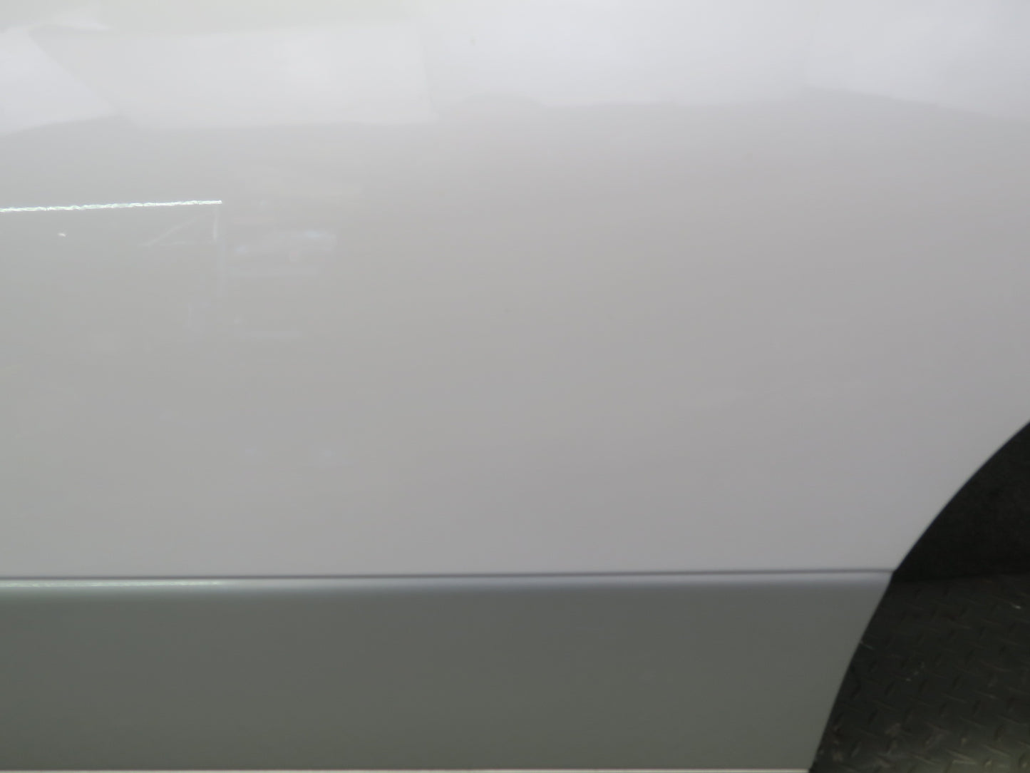 95-97 Nissan Gloria HY33 Rear Left Door Shell Panel White w Guides & Bolts OEM