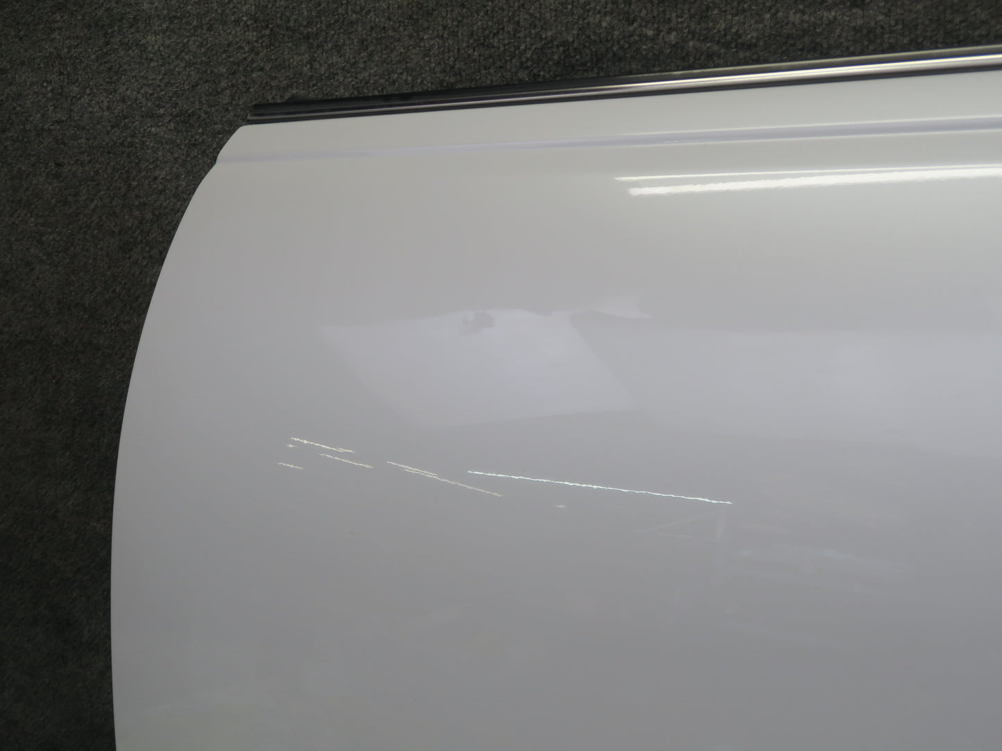 95-97 Nissan Gloria HY33 Rear Left Door Shell Panel White w Guides & Bolts OEM