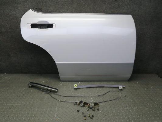 95-97 Nissan Gloria HY33 Rear Right Door Shell Panel White w Guides & Bolts OEM