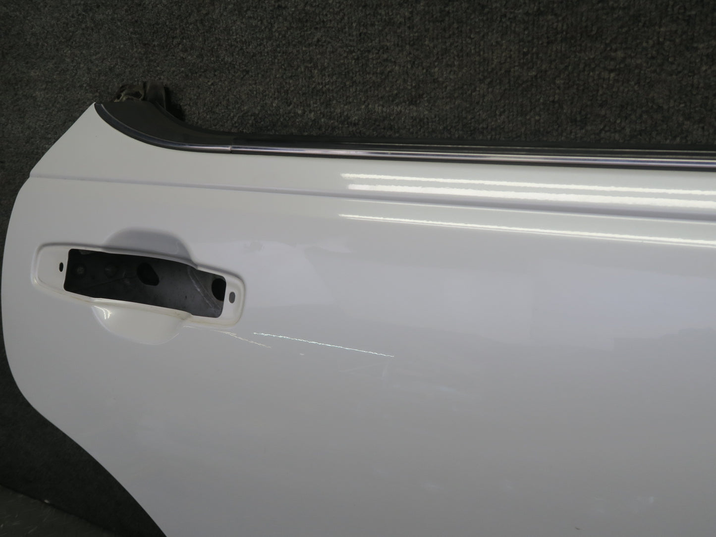 95-97 Nissan Gloria HY33 Rear Right Door Shell Panel White w Guides & Bolts OEM