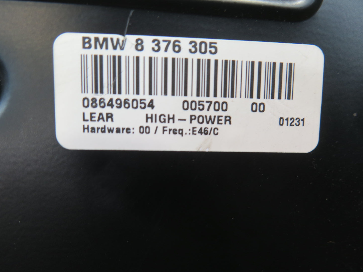 01-06 BMW E46 330Ci Convertible Hi-fi Audio System Amplifier AMP 8376305 OEM